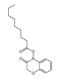 (3-oxo-1,4-benzoxazin-4-yl) nonanoate结构式