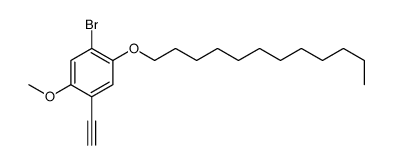 1-bromo-2-dodecoxy-4-ethynyl-5-methoxybenzene结构式