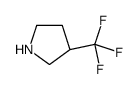 (3S)-3-(trifluoromethyl)pyrrolidine Structure