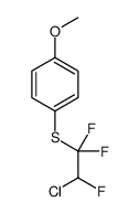 1-(2-chloro-1,1,2-trifluoroethyl)sulfanyl-4-methoxybenzene Structure