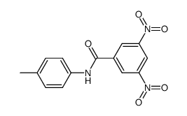 3,5-dinitro-benzoic acid p-toluidide Structure