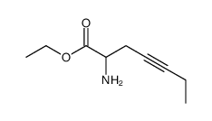 ethyl 2-aminohept-4-ynoate结构式