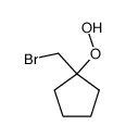 Hydroperoxide, 1-(bromomethyl)cyclopentyl (9CI)结构式