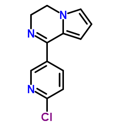 1-(6-Chloro-3-pyridinyl)-3,4-dihydropyrrolo[1,2-a]pyrazine结构式