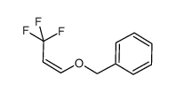 (1Z)-1-benzyloxy-3,3,3-trifluoropropene Structure