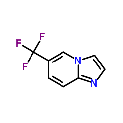 6-(三氟甲基)咪唑并[1,2-a]吡啶结构式