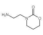 3-(2-Aminoethyl)-1,3-oxazinan-2-one结构式