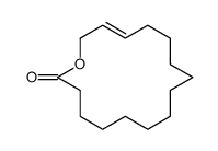 oxacyclohexadec-14-en-2-one结构式
