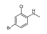 Benzenamine, 4-bromo-2-chloro-N-methyl图片