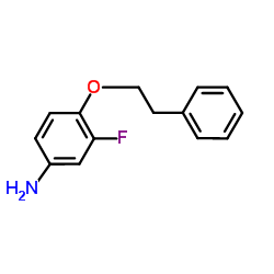 3-Fluoro-4-(2-phenylethoxy)aniline结构式