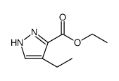 1H-Pyrazole-3-carboxylic acid, 4-ethyl-, ethyl ester结构式