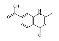 4-HYDROXY-2-METHYLQUINOLINE-7-CARBOXYLIC ACID structure