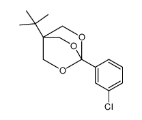 1-tert-butyl-4-(3-chlorophenyl)-3,5,8-trioxabicyclo[2.2.2]octane Structure