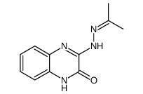 3-(2-(propan-2-ylidene)hydrazinyl)quinoxalin-2(1H)-one Structure