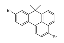 3,9-dibromo-7,7-dimethyl-7H-benzo[de]anthracene结构式
