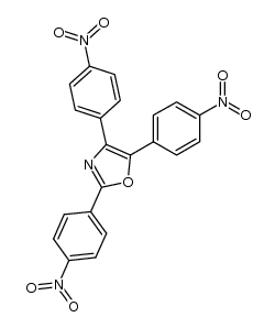 tris-(4-nitro-phenyl)-oxazole Structure