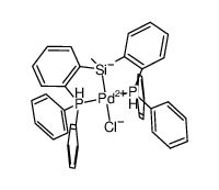 [(κ3-(2-Ph2PC6H4)2SiMe)PdCl] Structure