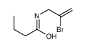N-(2-bromoprop-2-enyl)butanamide Structure