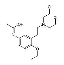 N-[3-[2-[bis(2-chloroethyl)amino]ethyl]-4-ethoxyphenyl]acetamide结构式