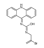 1-acridin-9-yl-3-(2-bromoprop-2-enyl)urea结构式