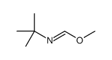 methyl N-tert-butylmethanimidate Structure