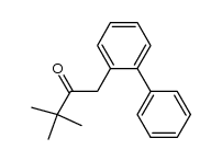3,3-dimethyl-1-(2-biphenyl)-2-butanone结构式