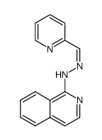 N-Isoquinolin-1-yl-N'-[1-pyridin-2-yl-meth-(Z)-ylidene]-hydrazine结构式