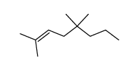 2,5,5-trimethyl-oct-2-ene Structure