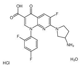 Tosufloxacin hydrochloride structure