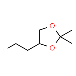(S)-4-(2-IODO-ETHYL)-2,2-DIMETHYL-[1,3]DIOXOLANE结构式