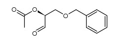 2-O-acetyl-3-O-benzyl-L-glyceraldehyde Structure