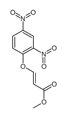 methyl 3-(2,4-dinitrophenoxy)prop-2-enoate Structure