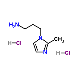 [3-(2-METHYL-1H-IMIDAZOL-1-YL)PROPYL]AMINE DIHYDROCHLORIDE structure
