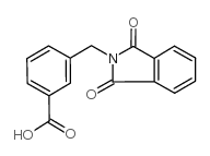 3-((1,3-二氧代异吲哚啉-2-基)甲基)苯甲酸结构式