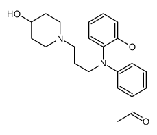 1-[10-[3-(4-hydroxypiperidin-1-yl)propyl]phenoxazin-2-yl]ethanone结构式