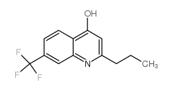 2-PROPYL-7-TRIFLUOROMETHYL-4-QUINOLINOL Structure