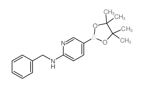 6-(Benzylamino)pyridine-3-boronic acid pinacol ester structure