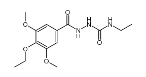 2-(4-ethoxy-3,5-dimethoxybenzoyl)-N-ethylhydrazinecarboxamide Structure