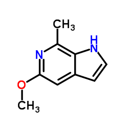 1H-Pyrrolo[2,3-c]pyridine, 5-Methoxy-7-Methyl-结构式