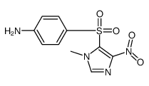 4-(3-methyl-5-nitroimidazol-4-yl)sulfonylaniline Structure