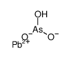 hydrogen arsorite,lead(2+) Structure