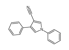 1,4-diphenylpyrrole-3-carbonitrile Structure