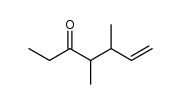 4,5-dimethylhept-6-en-3-one结构式
