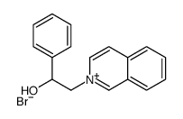 2-isoquinolin-2-ium-2-yl-1-phenylethanol,bromide Structure