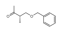 (3S)-4-benzyloxy-3-methylbutan-2-one结构式