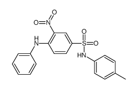 4-anilino-N-(4-methylphenyl)-3-nitrobenzenesulfonamide Structure