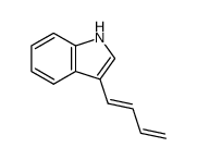 1-(β-Indolyl)buta-1,3-diene结构式