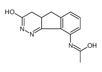 N-(3-oxo-2,4,4a,5-tetrahydroindeno[1,2-c]pyridazin-9-yl)acetamide结构式