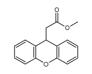 (9H-xanthen-9-yl)acetic acid methyl ester结构式