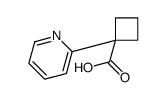 1-pyridin-2-ylcyclobutane-1-carboxylic acid Structure